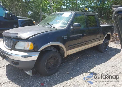 2001 Ford F-150 Supercrew King Ranch Edition/Lariat/Xlt from USA, damaged, VIN 1FTRW08LX1KD79194